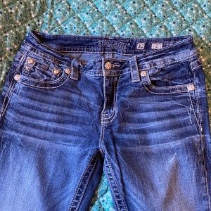 Miss Me blue jeans, size 32, inseam 34